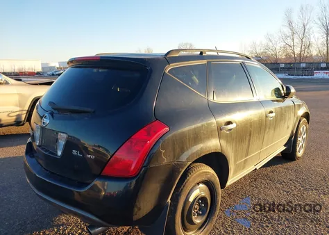 2004 Nissan Murano Sl from USA, damaged, VIN JN8AZ08W44W337054